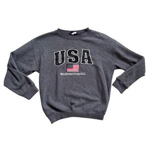 Vtg USA Washington Crewneck Sweatshirt M